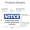 Signmission Storm Water Drain Cover & Directional Flow Map, 24 in W x Rectangle, Aluminum OS-2PACK-NS-A-1824-L-18496 - alternate 7
